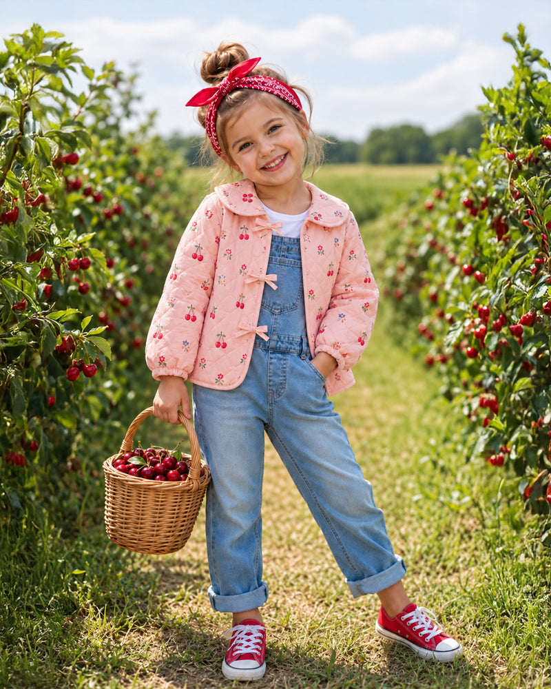 Blush Pink Cherry Jacket