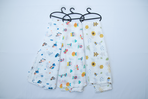 Bamboo Swaddles 3 pack