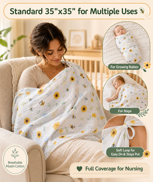 Bamboo Swaddles 3 pack