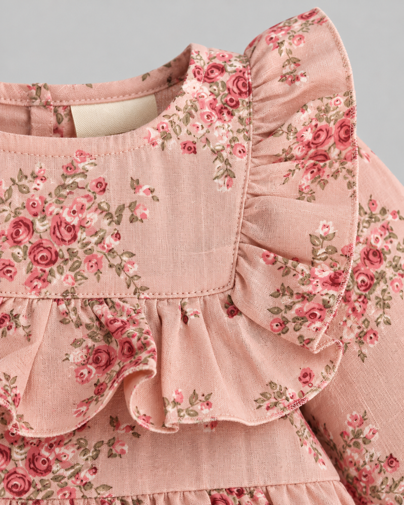 Blush Bloom Bubble Romper