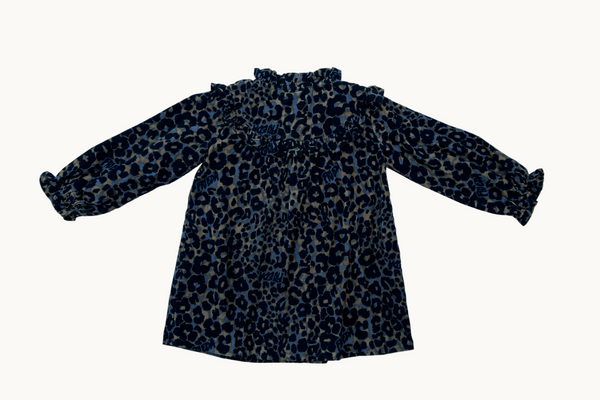 Animal Print Full Sleeve Dress