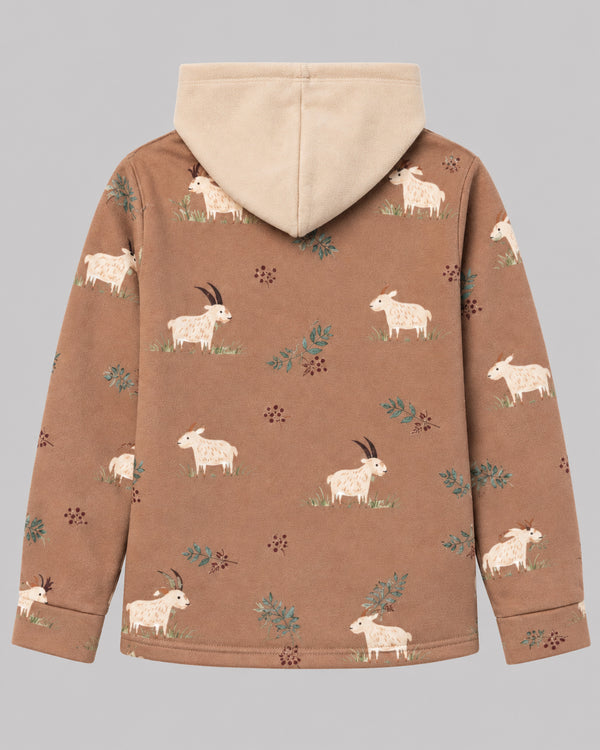 Goat Shacket with Hood