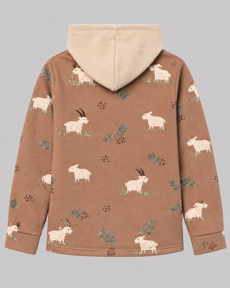 Goat Shacket with Hood