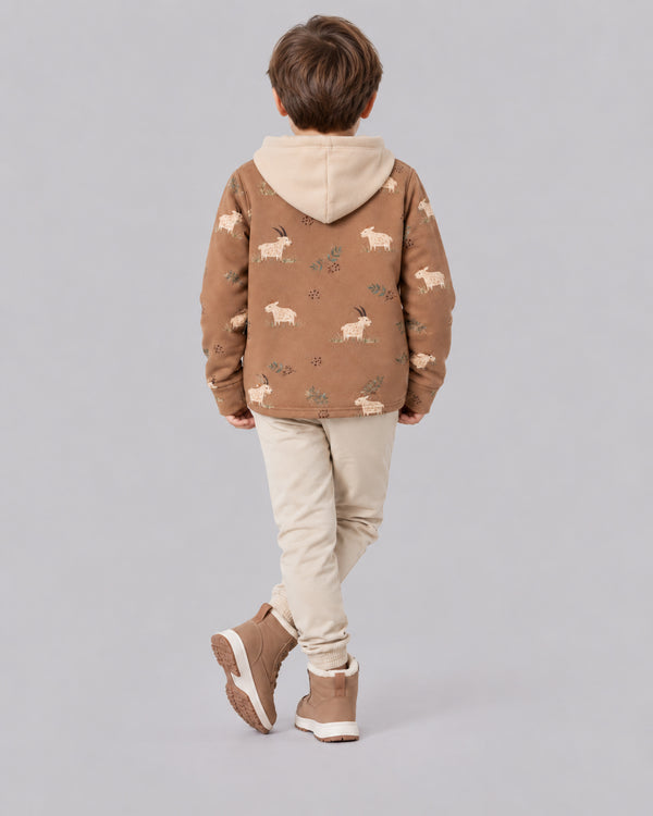 Goat Shacket with Hood