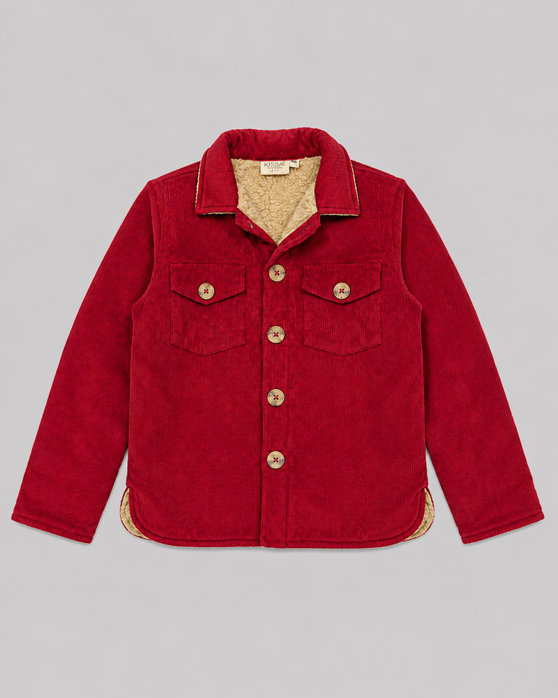 Red Cotton Shacket