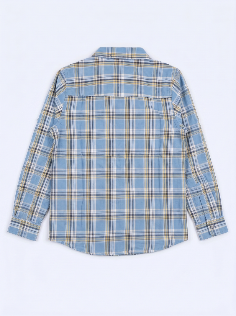 Blue Checks Full Sleeve Shirt