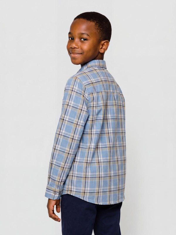 Blue Checks Full Sleeve Shirt