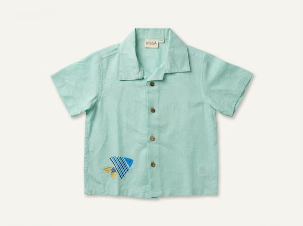 Whale Half Sleeve Shirt