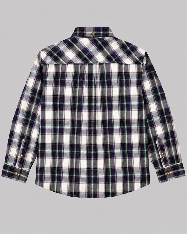Purple Checks Full Sleeve Shirt