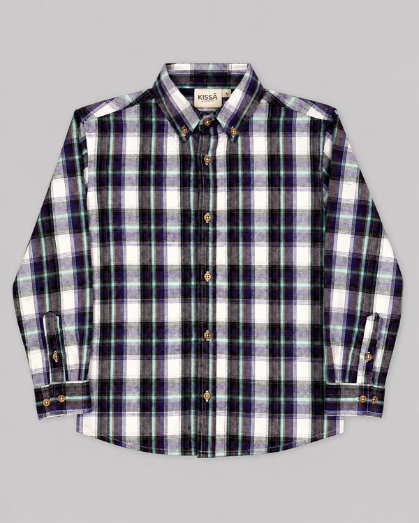 Purple Checks Full Sleeve Shirt