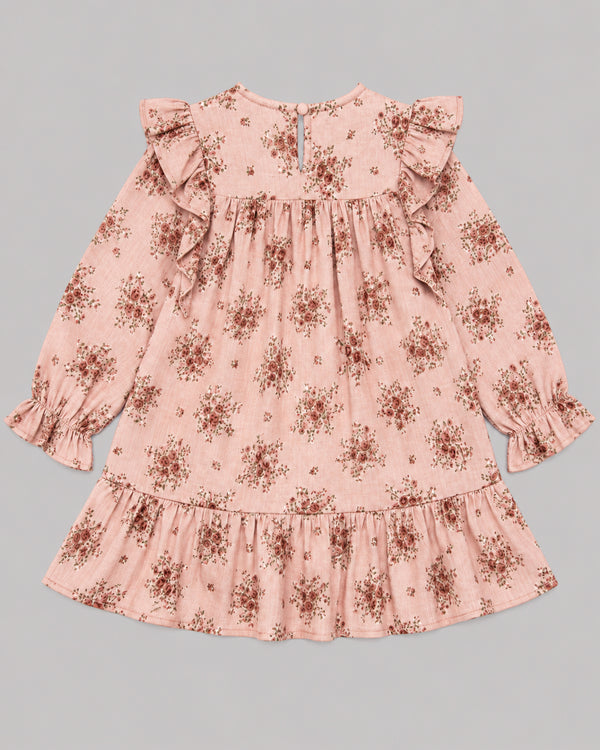 Blush Bloom Full Sleeve Dress