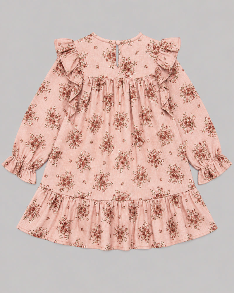 Blush Bloom Full Sleeve Dress