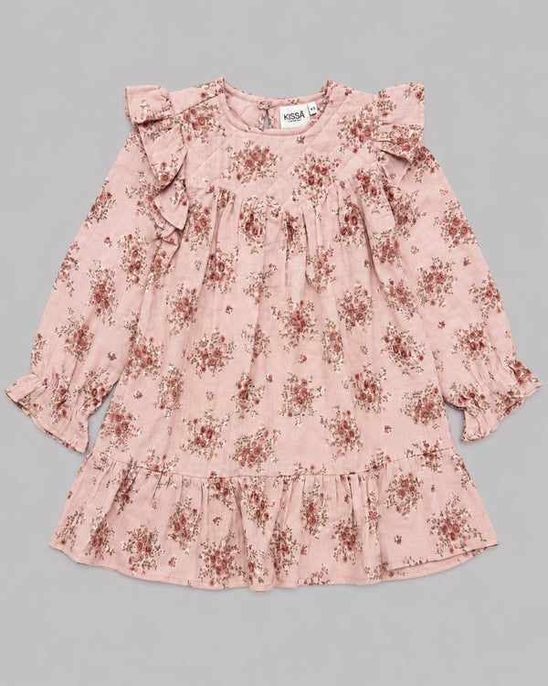 Blush Bloom Full Sleeve Dress