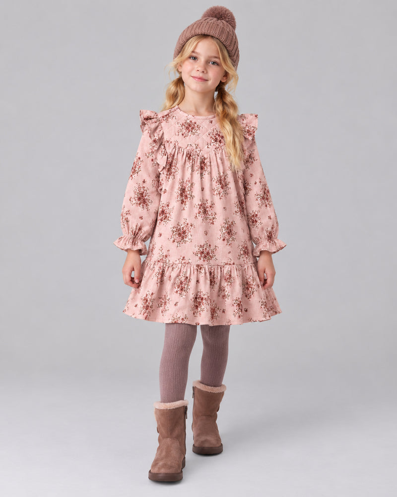 Blush Bloom Full Sleeve Dress