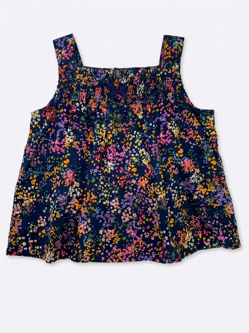 Floral Navy Top