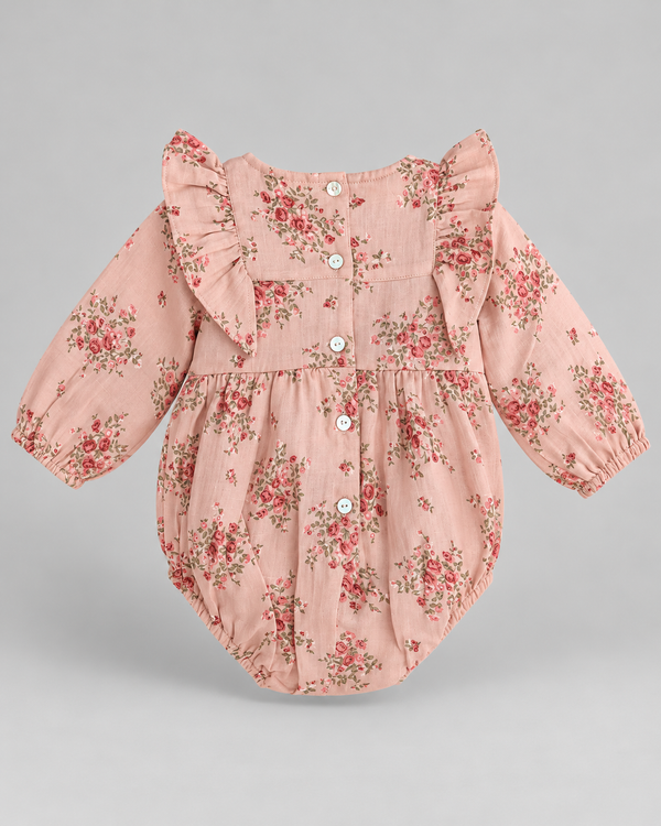 Blush Bloom Bubble Romper